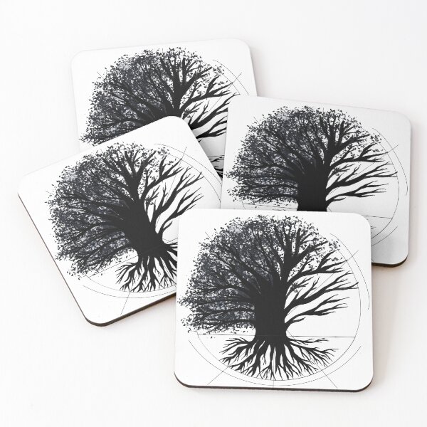 Item preview, Black and White Tree of life designed and sold by Akalaya.