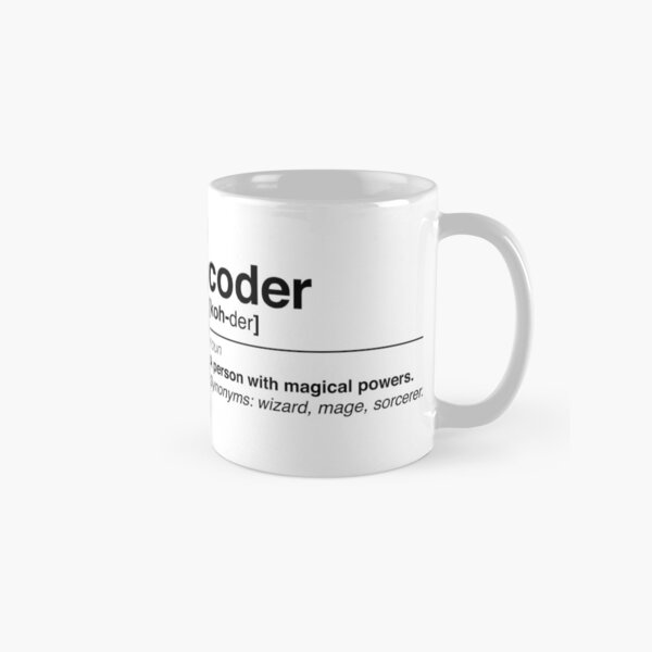 Coder definition Classic Mug