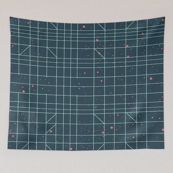 Aperçu de l'œuvre Multidimensional prismatic galaxy - Abstract Universe Seamless Pattern créée et vendue par nelloryn.