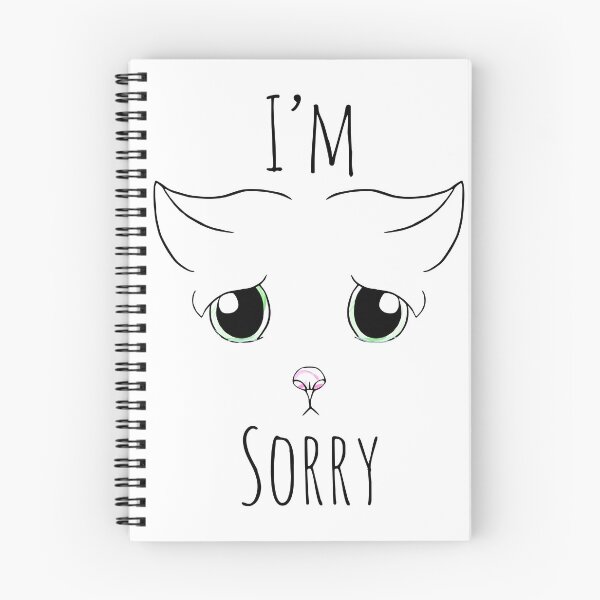 Item preview, Sad Cat Face: I'm Sorry designed and sold by ajoymoon.