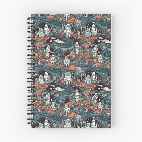 Item preview, Pattern Astronauts Exploring Distant Planets Cartoon Style designed and sold by Arncil.