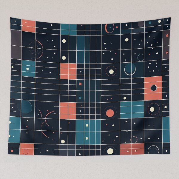 Item preview, Cosmic artistic panorama - Abstract Universe Seamless Pattern designed and sold by nelloryn.