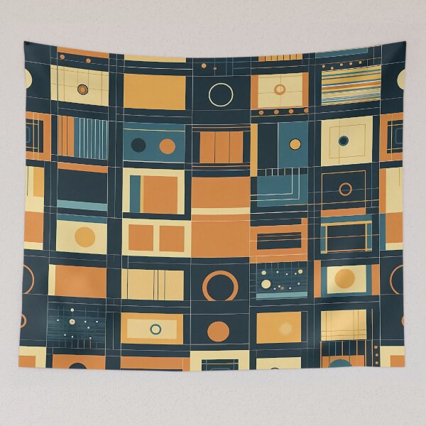 Item preview, Multidimensional technicolor realm - Abstract Universe Seamless Pattern designed and sold by nelloryn.