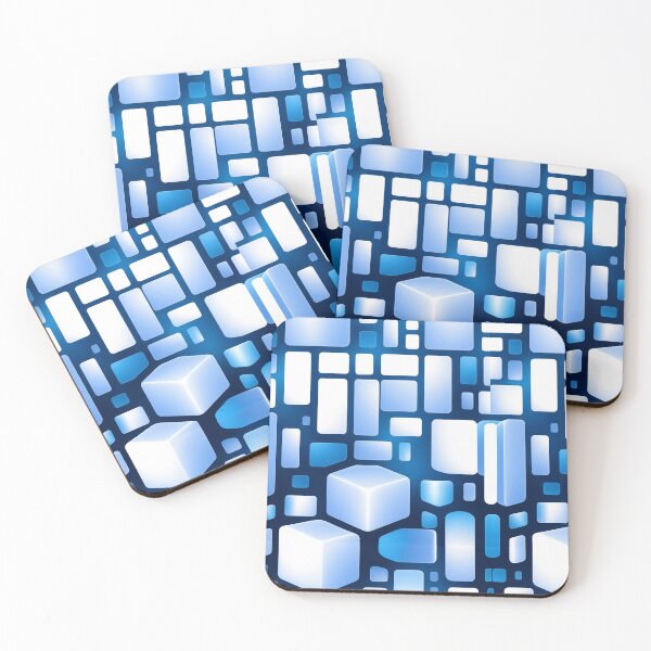 Item preview, Blue Geometric Pattern designed and sold by Digi Artworks Store.