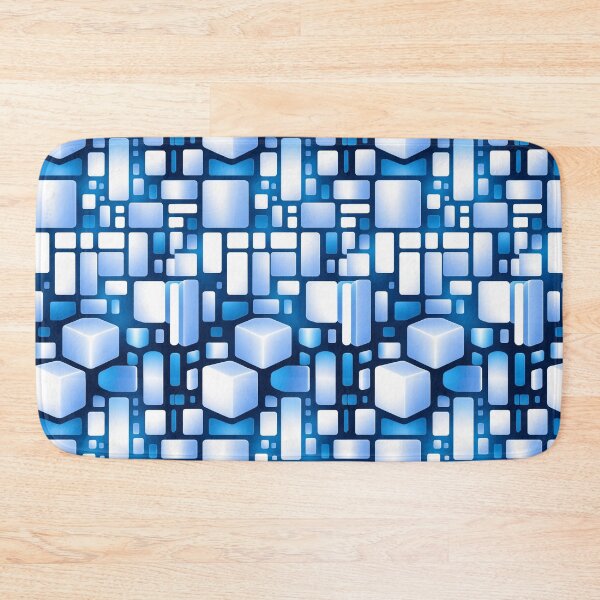 Item preview, Blue Geometric Pattern designed and sold by Digi Artworks Store.