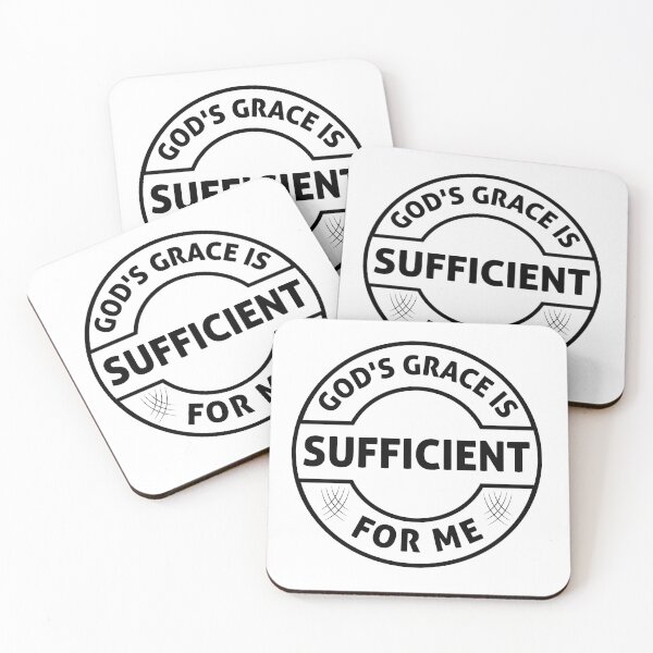 Item preview, God's grace is sufficient for me t-shirt, sticker and logo designed and sold by Billium Halder.