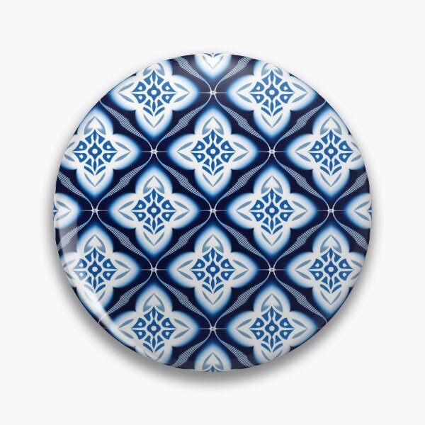 Item preview, Navy Blue Geometric Pattern designed and sold by Digi Artworks Store.
