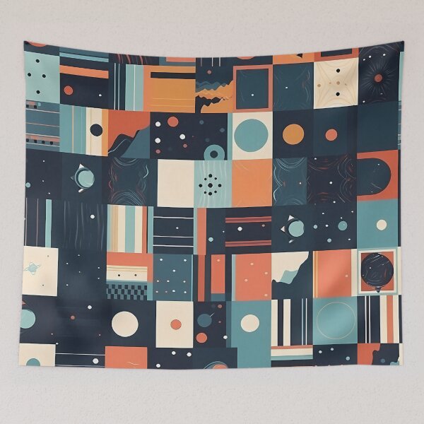 Item preview, Colorful infinite creation - Abstract Universe Seamless Pattern designed and sold by nelloryn.