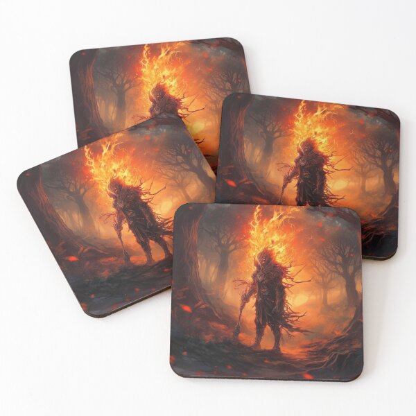 Item preview, Anime Flaming Demon Character designed and sold by DiamondBubbleT.