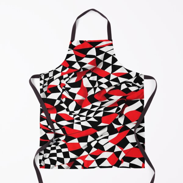 Item preview, 3D Triangular Black Red and White Geometric Shapes designed and sold by deniselynnimage.