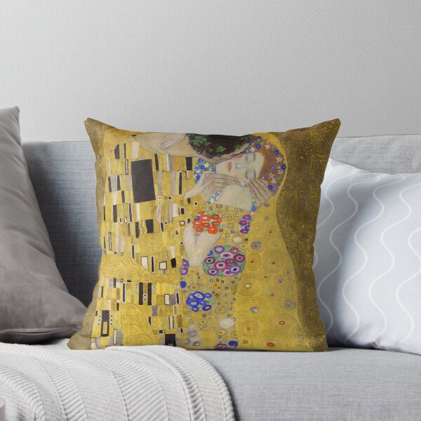 Artikelvorschau, Der Kuss von Gustav Klimt – Berühmtes Kussgemälde – Vintage-Museumsausstellung entworfen und verkauft von Tamas Das.