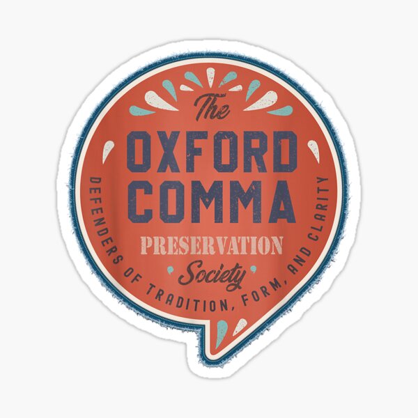 Item preview, The Oxford Comma Preservation Society Team Oxford Vintage designed and sold by yopat63002.