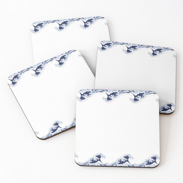 Item preview, The Great Wave Repeating - Blue designed and sold by CarrDesigns.