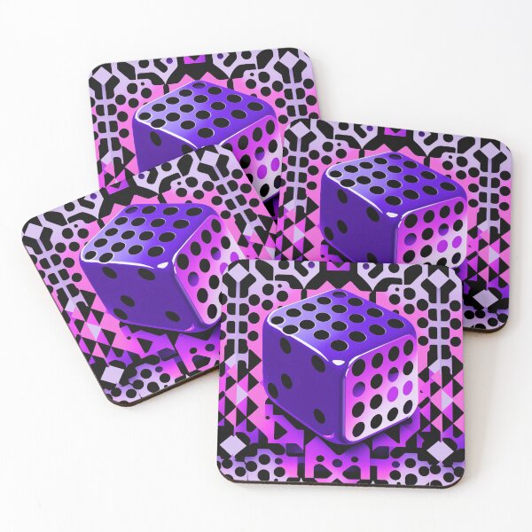 Item preview, Patrón de geometría de cubo púrpura designed and sold by Digi Artworks Store.