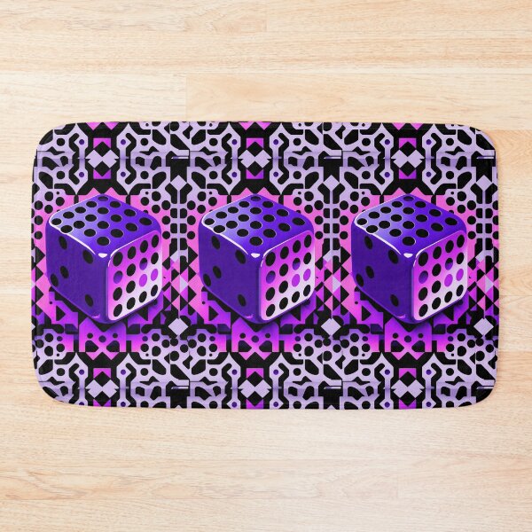 Item preview, Patrón de geometría de cubo púrpura designed and sold by Digi Artworks Store.