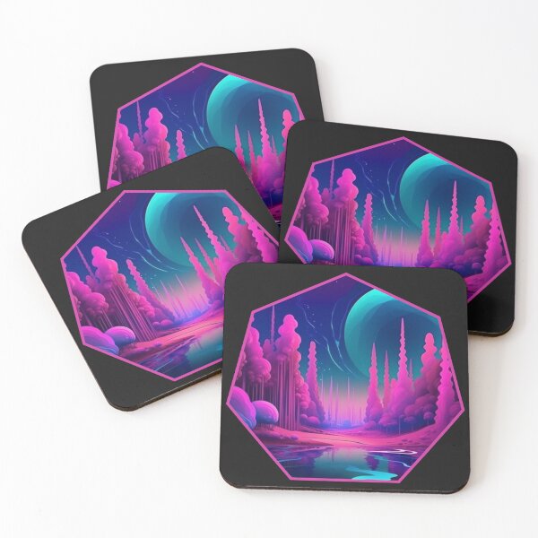 Item preview, Space Forest Heptagon designed and sold by RobinTief.