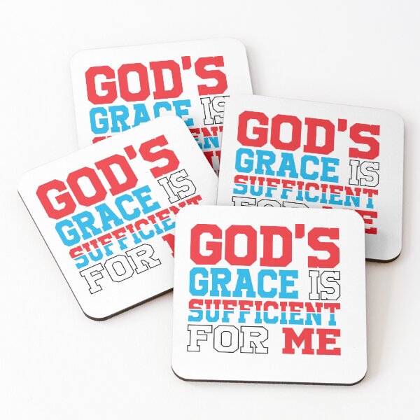 Item preview, God's grace is sufficient for me T-shirt, Sticker and logo designed and sold by Billium Halder.