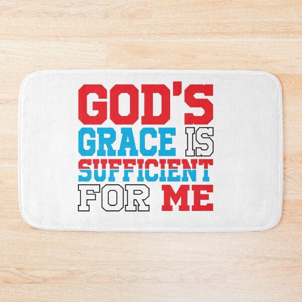 Item preview, God's grace is sufficient for me T-shirt, Sticker and logo designed and sold by Billium Halder.