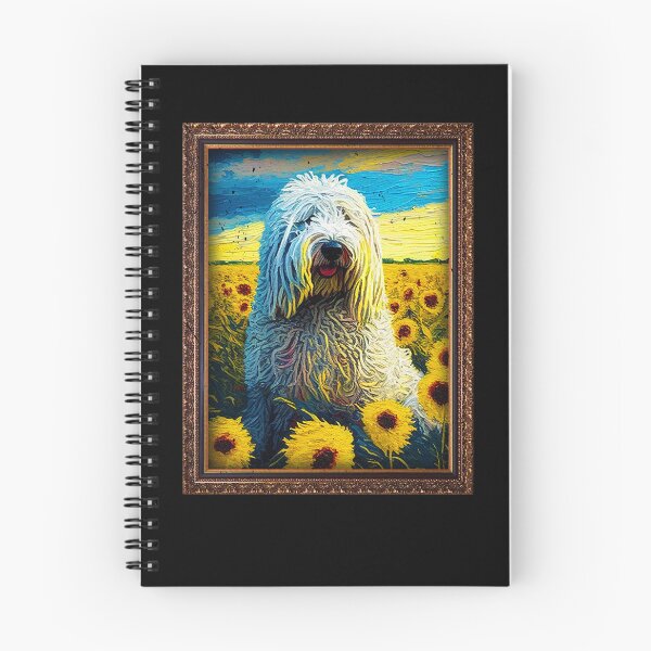 Item preview, Komondor Sunflower Painting Adorable Dog designed and sold by rafaeltto.