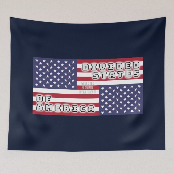 Item preview, Divided States Of America - Elephant Often Forgets designed and sold by Fanarchist.