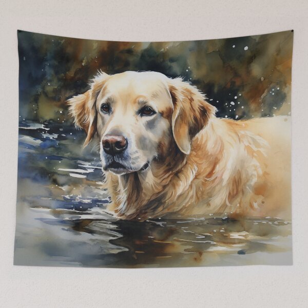 Item preview, Golden Retriever Watercolor Painting designed and sold by Northquill ..