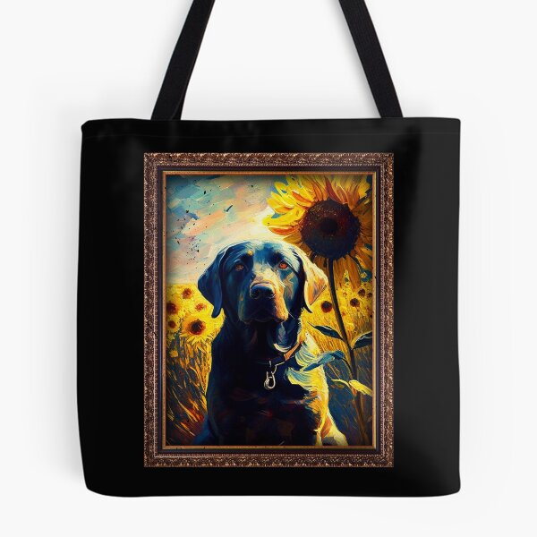 Item preview, Lab Pointer Sunflower Painting Adorable Dog designed and sold by rafaeltto.