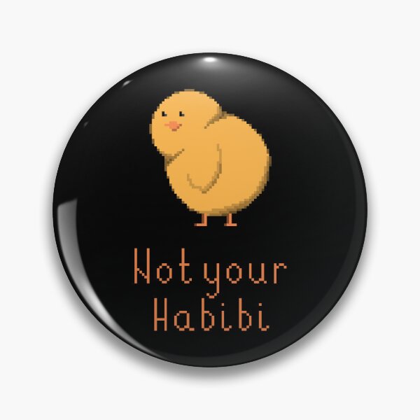 Item preview, Not your habibi pixel art designed and sold by anycolorart.