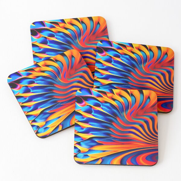 Item preview, Radiant Waves of Glowing Orange and Yellow Heat designed and sold by deniselynnimage.