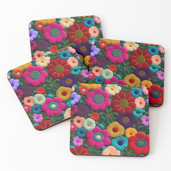 Item preview, Colorful Wildflowers Filed designed and sold by Digi Artworks Store.