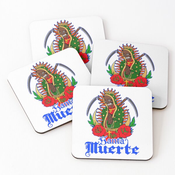 Item preview, Black Santa Muerte; Folk Saint; designed and sold by StickerApe.