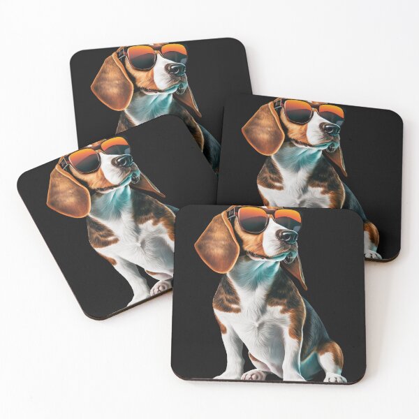 Item preview, Beagle wearing sunglasses designed and sold by Gerald Waters.