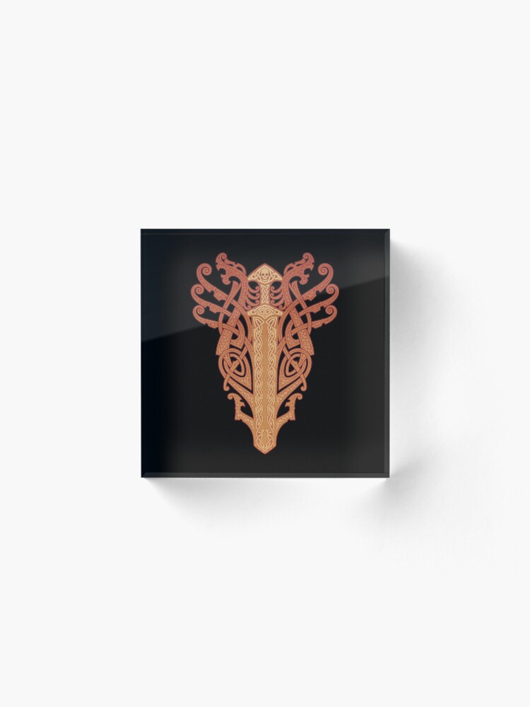 Alternate view of SURTR'S SWORD Acrylic Block