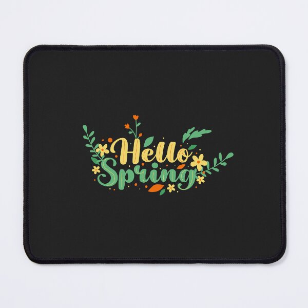 Item preview, Hello, Spring decorated with flowers and leaves. designed and sold by drawvia.