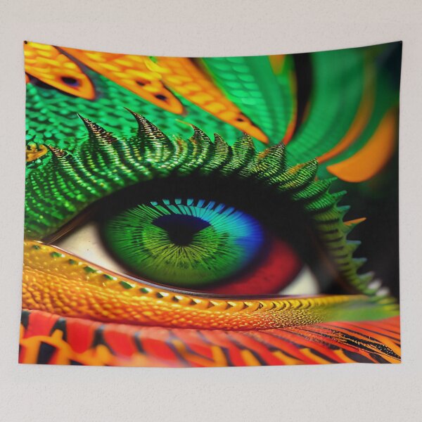 Item preview, Discerning Eye of a Reptile with Wings for Flight Sci-fi designed and sold by deniselynnimage.