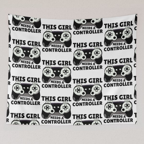 Item preview, This Girl Needs A Controller Gamer Gift Idea designed and sold by FNStuff.