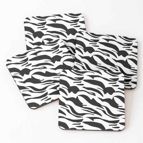 Artikelvorschau, Abstraktes Schwarzweiss-Zebra-Muster entworfen und verkauft von calibrit.