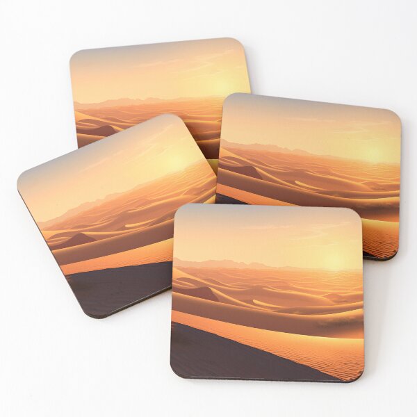 Item preview, A vast desert with rolling sand dunes designed and sold by synthetichoriz.