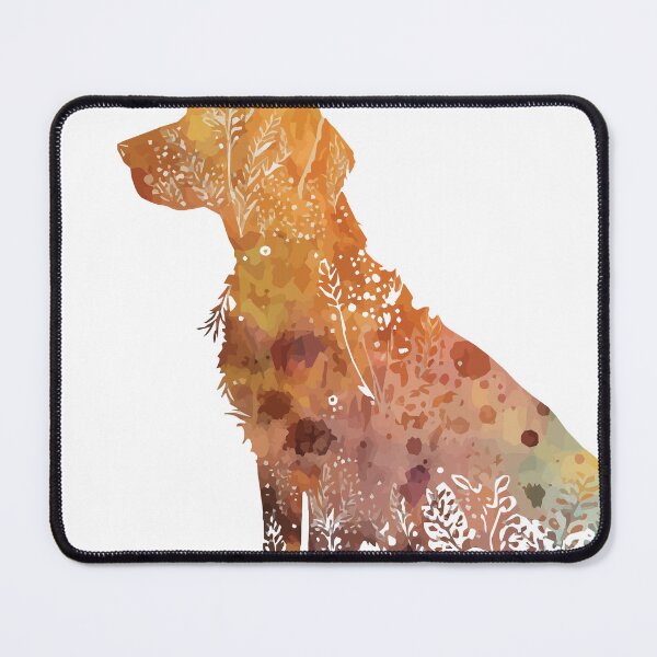 Item preview, A Dog Overlaid with Bohemian Pattern in Watercolor - Boho Animals designed and sold by GVRDesign.