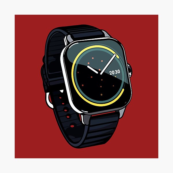Item preview, Sleek and Stylish Smartwatch Cartoon Style designed and sold by Arncil.
