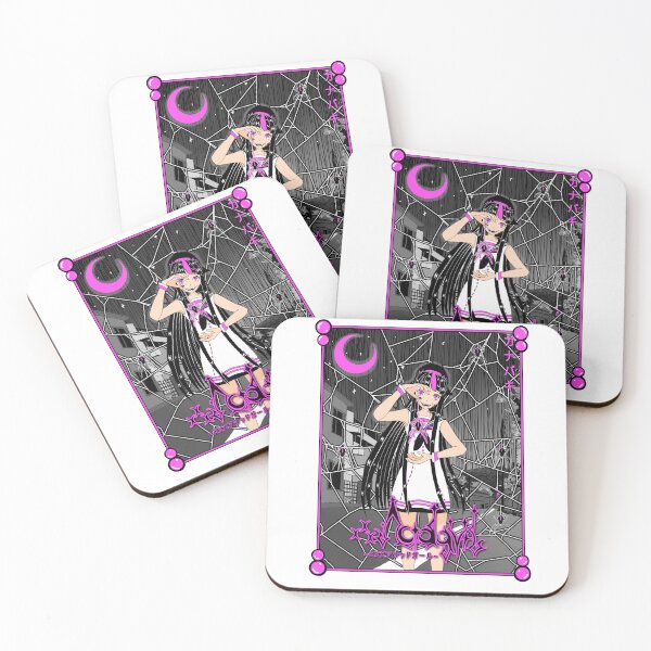 Item preview, Acidgvrl Pink Spiders designed and sold by Kanabaki.
