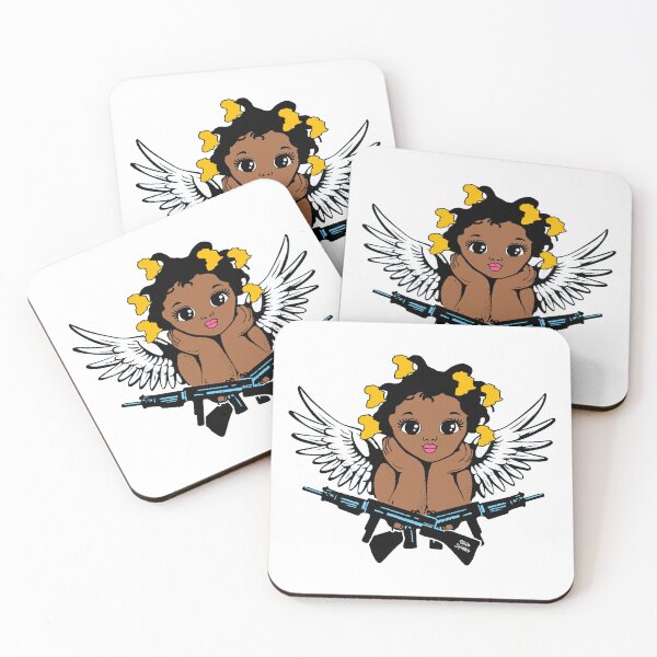 Item preview, African Angel; Baby Girl; designed and sold by StickerApe.