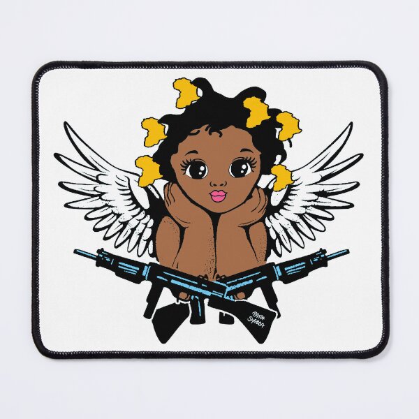 Item preview, African Angel; Baby Girl; designed and sold by StickerApe.