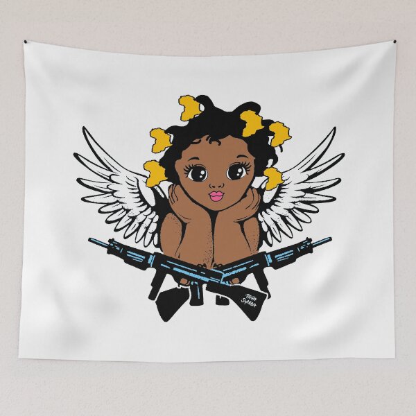 Item preview, African Angel; Baby Girl; designed and sold by StickerApe.
