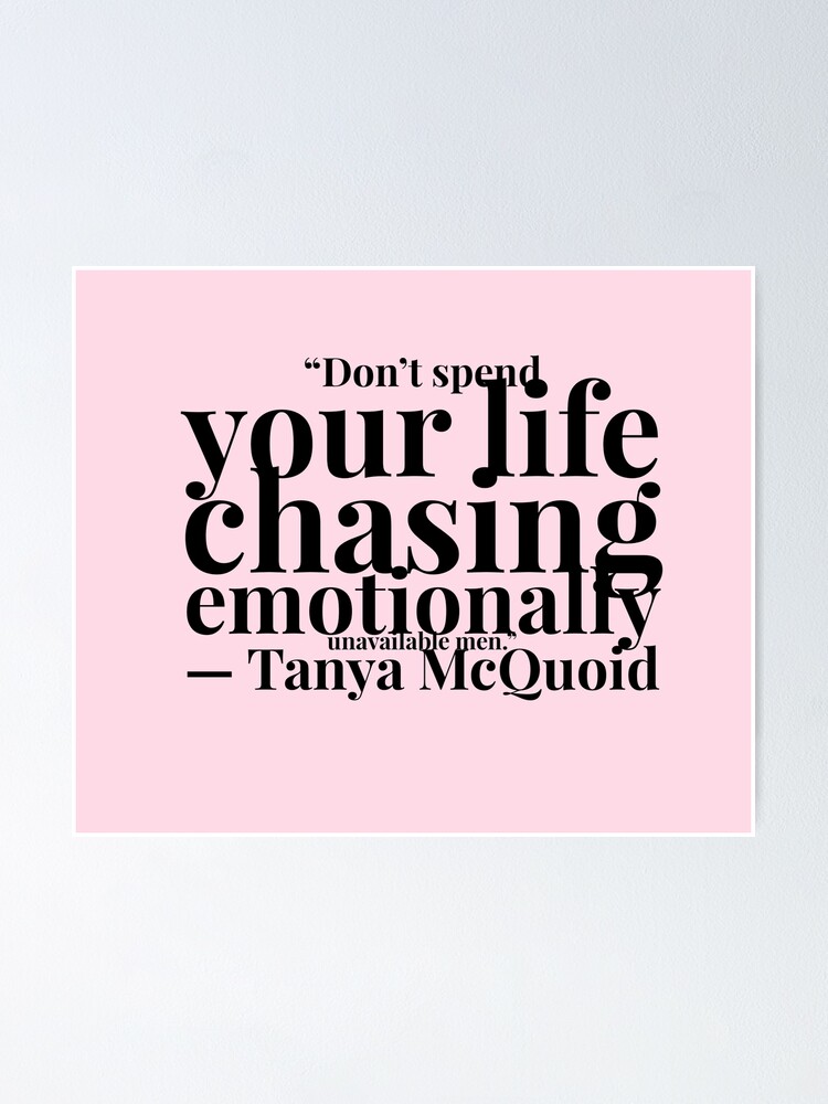 Tanya McQuoid Quote from White Poster