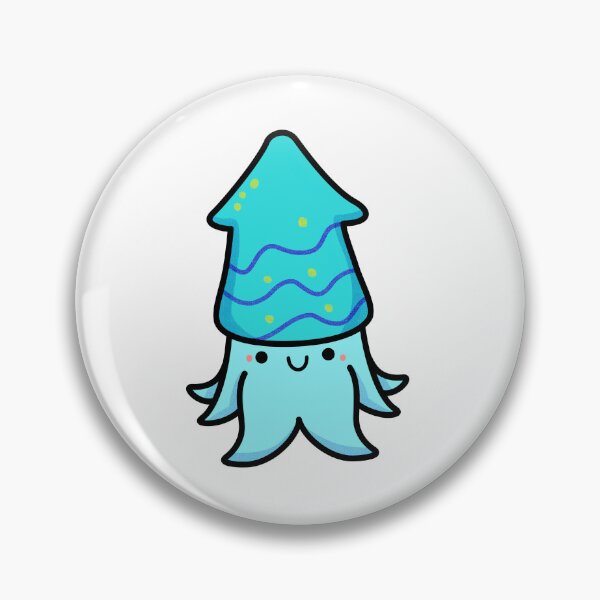 Item preview, Kawaii Blue Cuttlefish designed and sold by kawaiilife.