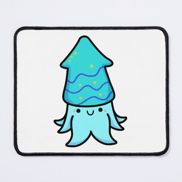 Item preview, Kawaii Blue Cuttlefish designed and sold by kawaiilife.