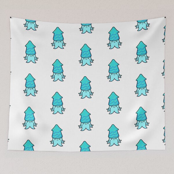 Item preview, Kawaii Blue Cuttlefish designed and sold by kawaiilife.