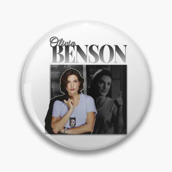 Item preview, Olivia Benson 90s Inspired Vintage Homage Black and White Version designed and sold by bunnStore.