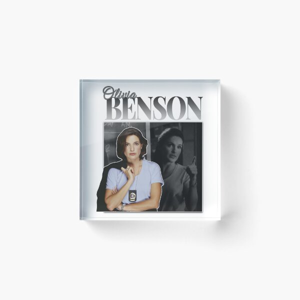 Item preview, Olivia Benson 90s Inspired Vintage Homage Black and White Version designed and sold by bunnStore.