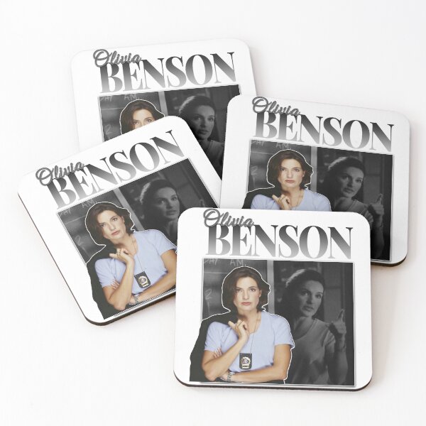 Item preview, Olivia Benson 90s Inspired Vintage Homage Black and White Version designed and sold by bunnStore.